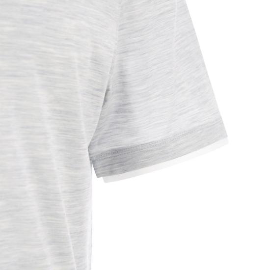  브루넬로 쿠치넬리 자수 로고 티셔츠 M0B137427 PEARL - BRUNELLO CUCINELLI