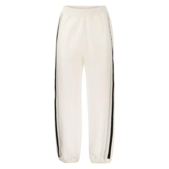  몽클레어 트윌 트레이닝/조거 팬츠 J10932A00001597DR WHITE