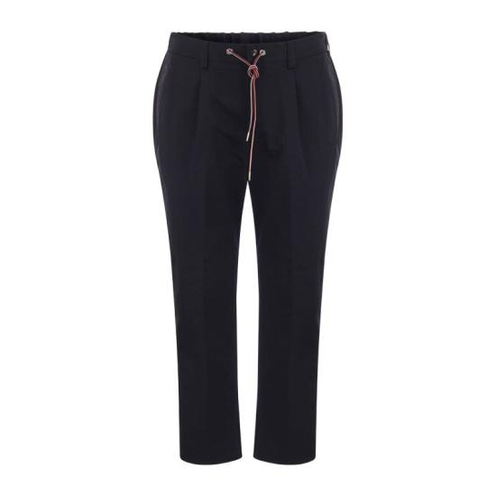  몽클레어  개버딘 스트레이트 팬츠 개버딘  I20912A0001854A1U BLUE