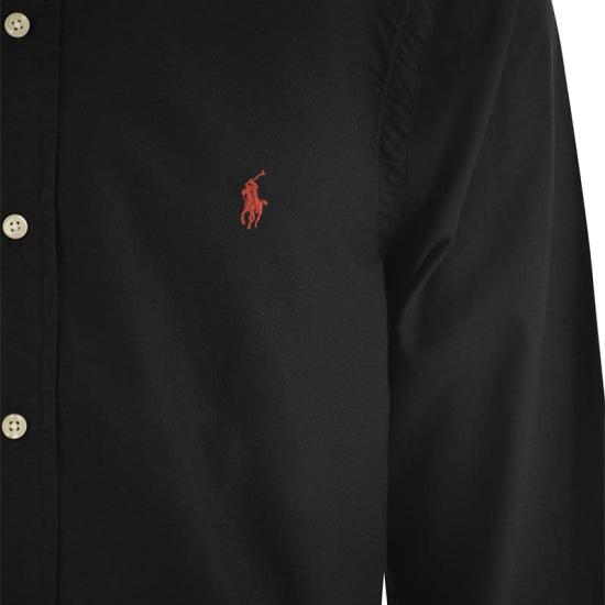26SS 폴로 랄프로렌 커스텀 핏 버튼 다운 셔츠 710772290 BLACK - POLO RALPH LAUREN