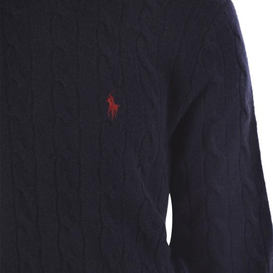 26SS 폴로 랄프로렌 케이블 니트 스웨터 710876762 NAVY - POLO RALPH LAUREN