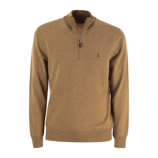  폴로 랄프로렌 집업 니트 710876756 BROWN