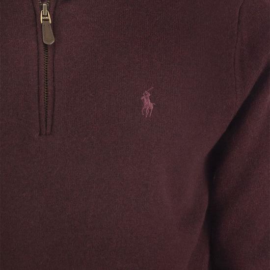  폴로 랄프로렌 집업 니트 710876756 BORDEAUX - POLO RALPH LAUREN