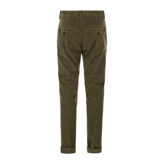 돈답 스트레이트 팬츠 UP235 VS0028X TRT DU MILITARY GREEN - DONDUP