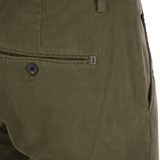  돈답 스트레이트 팬츠 UP235 GSE043U PTD DU MILITARY GREEN - DONDUP