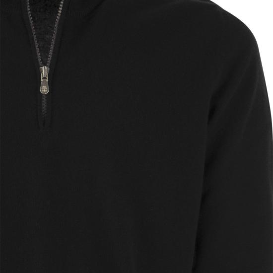 26SS 브루넬로 쿠치넬리 캐시미어 집업 니트 M2200124 BLACK - BRUNELLO CUCINELLI
