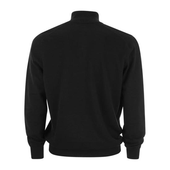  브루넬로 쿠치넬리 캐시미어 집업 니트 M2200124 BLACK - BRUNELLO CUCINELLI