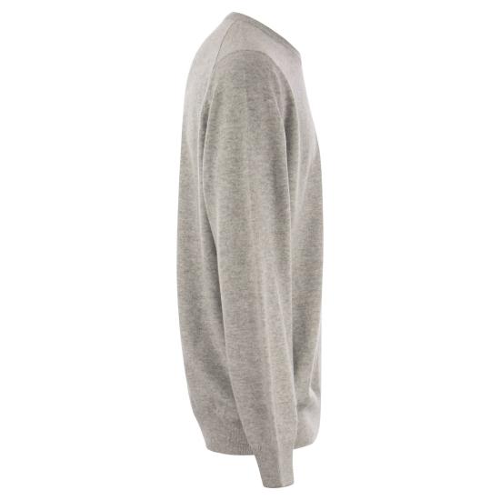 26SS 브루넬로 쿠치넬리 캐시미어 니트 M2200100 GREY - BRUNELLO CUCINELLI