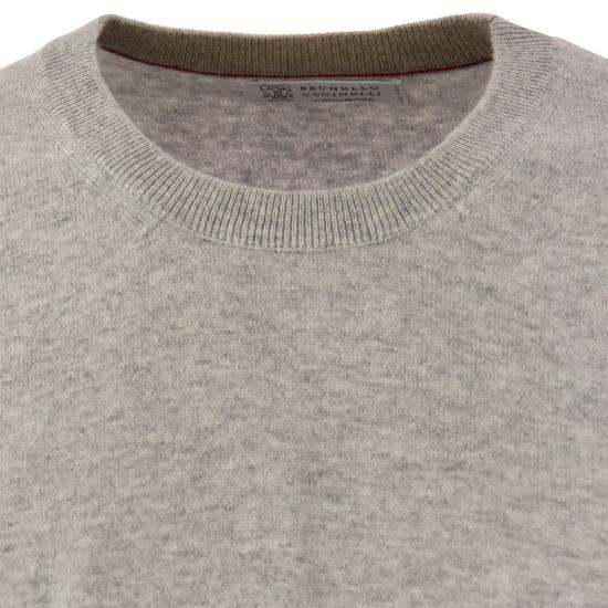 25FW 브루넬로 쿠치넬리 캐시미어 니트 M2200100 GREY - BRUNELLO CUCINELLI