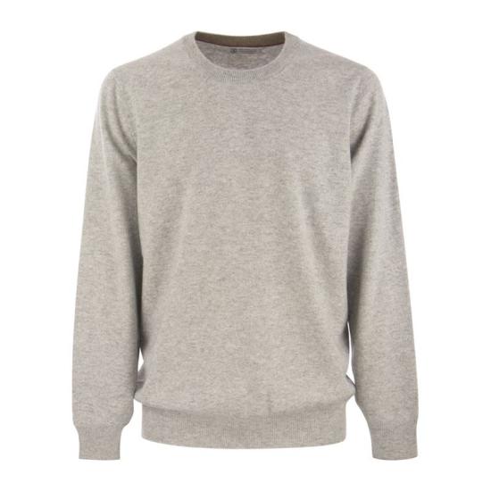 25FW 브루넬로 쿠치넬리 캐시미어 니트 M2200100 GREY