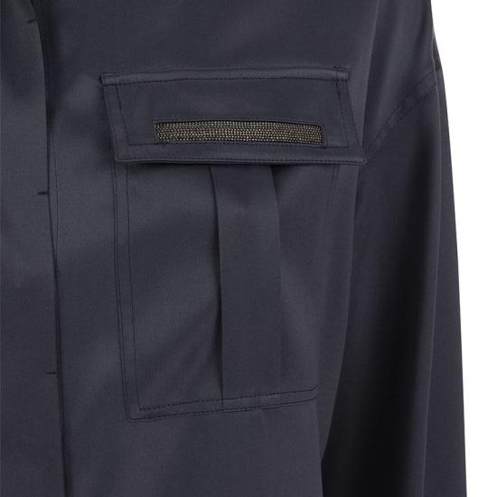  브루넬로 쿠치넬리 블라우스/셔츠 MPC59MV816 BLUE - BRUNELLO CUCINELLI