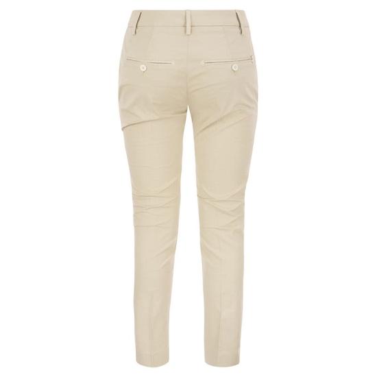  돈답 스트레이트 팬츠 DP066 GSE046D PTD DD CREAM - DONDUP