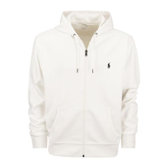  폴로 랄프로렌 더블 니트 후드 집업  710881517 WHITE