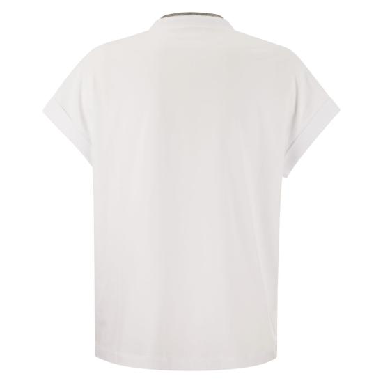  브루넬로 쿠치넬리 폴로 티셔츠 M0T18BD222 WHITE - BRUNELLO CUCINELLI