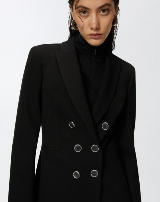 24FW 핑코 수트 자켓 100256A24C Z99 Black - PINKO