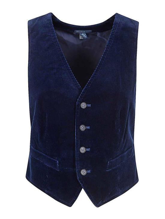  폴로 랄프로렌 베스트 211940719001 Blue - POLO RALPH LAUREN