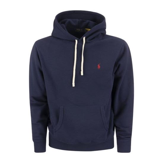  폴로 랄프로렌 포니 자수 플리스 후드 티셔츠  710766778 NAVY BLUE