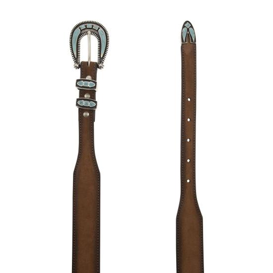 26SS 알베르토루티 가죽 벨트 924 35 TOBACCO - ALBERTO LUTI