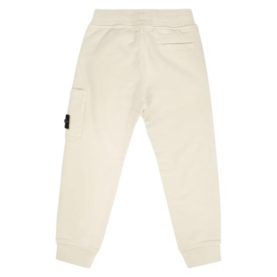 24FW [키즈] 스톤 아일랜드 트레이닝/조거 팬츠 8116615 WHITE - STONE ISLAND