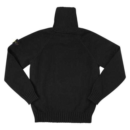 24FW [키즈] 스톤 아일랜드 터틀넥 니트 8116504 BLACK - STONE ISLAND