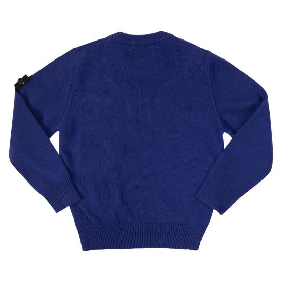 24FW [키즈] 스톤 아일랜드 트레이닝 상의 8116502 BLUE - STONE ISLAND