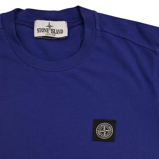  [키즈] 스톤 아일랜드 티셔츠 801620147 BLUETTE - STONE ISLAND