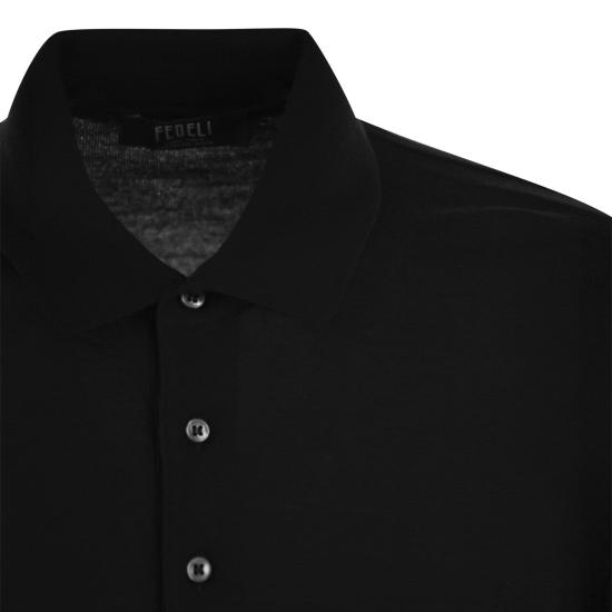  페델리 폴로 티셔츠 7UI07015 BLACK - FEDELI