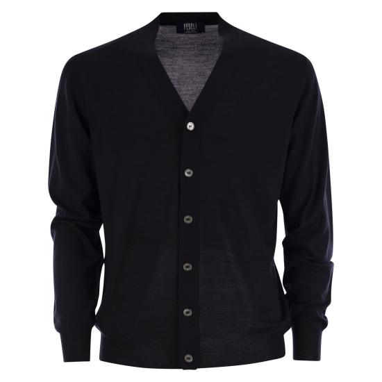  페델리 가디건 7UI07014 NIGHT BLUE