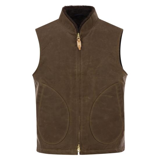 26FW 마니팟투라 체카렐리 베스트 7916WX BROWN
