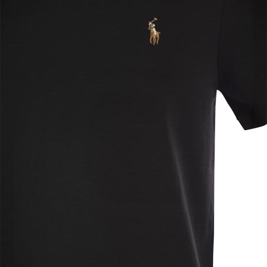 25SS 폴로 랄프로렌 포니 로고 자수 반팔티  710740727 BLACK - POLO RALPH LAUREN
