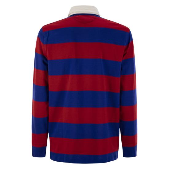 24FW 폴로 랄프로렌 폴로 티셔츠 710717116 RED BLUE - POLO RALPH LAUREN