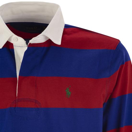 24FW 폴로 랄프로렌 폴로 티셔츠 710717116 RED BLUE - POLO RALPH LAUREN