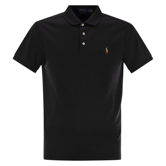 25SS 폴로 랄프로렌 폴로 티셔츠 710713130 BLACK