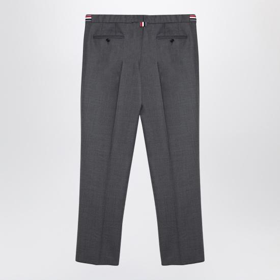  톰브라운 트윌 로우 라이즈 팬츠 MTC159A00626 Grey - THOM BROWNE