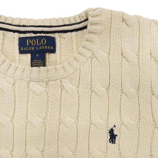 25FW [키즈] 폴로 랄프로렌 풀오버 322702674 CREAM - POLO RALPH LAUREN