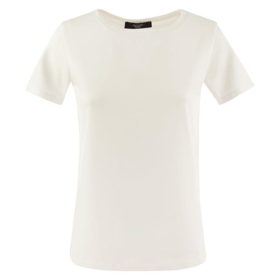 24FW 위켄드막스마라 반팔 티셔츠 2425976011600 WHITE