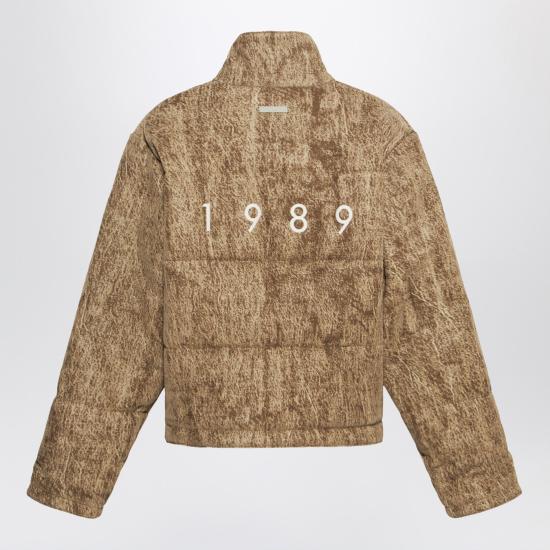  1989 스튜디오 봄버 자켓 MFW24 104 FLOCKCO Beige - 1989 STUDIO