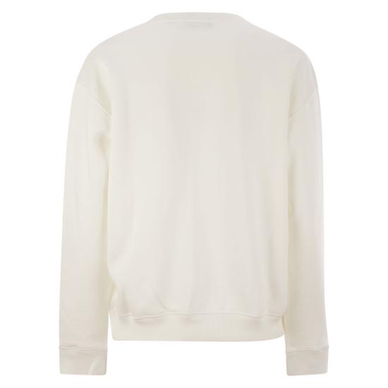  폴로 랄프로렌 포니로고 자수 플리스 스웨트 셔츠 211943006 WHITE - POLO RALPH LAUREN