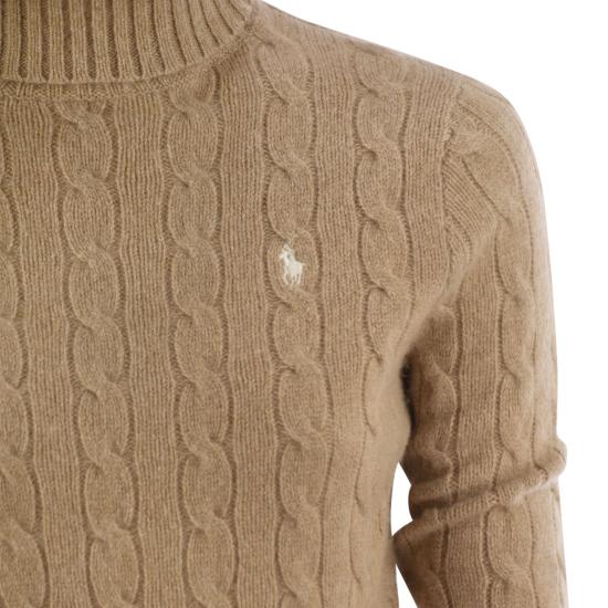  폴로 랄프로렌 울 캐시미어 케이블 니트 터틀넥  211888686 CARAMEL - POLO RALPH LAUREN