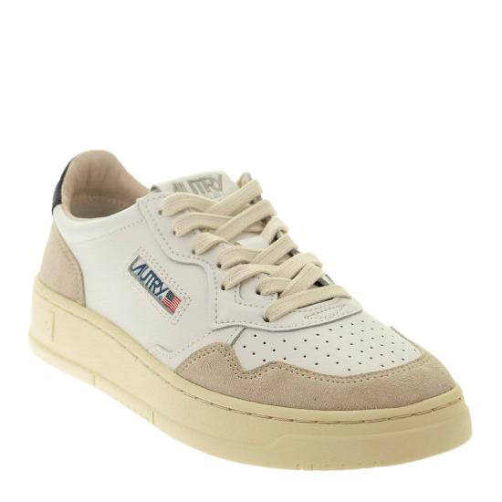  오트리 메달리스트 로우 스니커즈 AULM WHITE BLUE - AUTRY