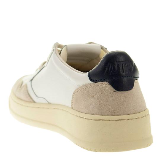  오트리 메달리스트 로우 스니커즈 AULM WHITE BLUE - AUTRY