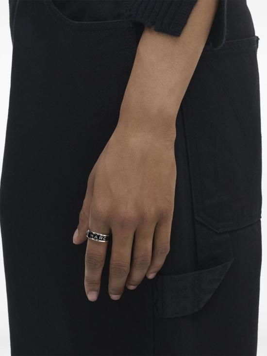 25SS 마크제이콥스 반지 2R4JRN001J41 047 Silver black - MARC JACOBS