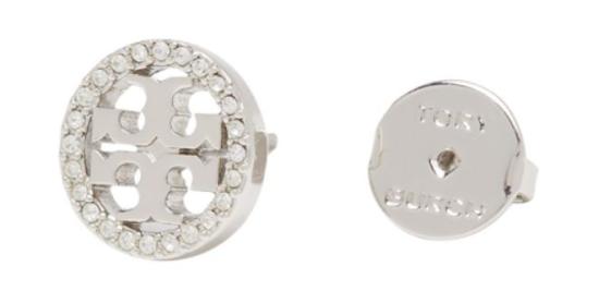  토리버치 이어링 53422 042 Tory silver crystal - TORY BURCH