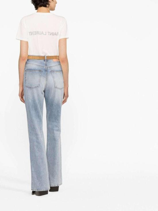 24FW 생로랑 반팔 티셔츠 665234 Y37AW 9744 - SAINT LAURENT