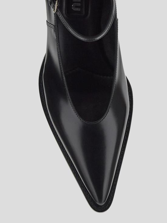 24FW 미우미우 드레스 슈즈 5I317E 055F0002 Black - MIU MIU