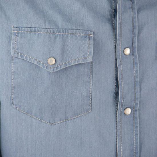 25SS 브루넬로 쿠치넬리 데님 셔츠 MR6834008 LIGHT DENIM - BRUNELLO CUCINELLI