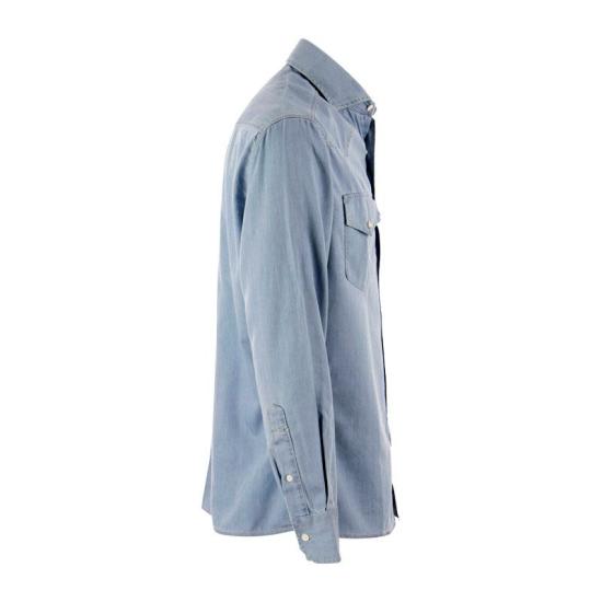 25SS 브루넬로 쿠치넬리 데님 셔츠 MR6834008 LIGHT DENIM - BRUNELLO CUCINELLI