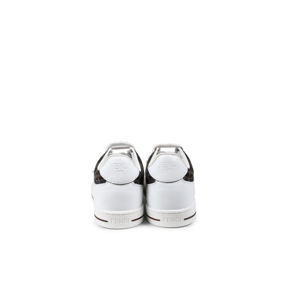25FW [키즈] 펜디 스니커즈 JMR476 AHGY F0C1A WHITE - FENDI