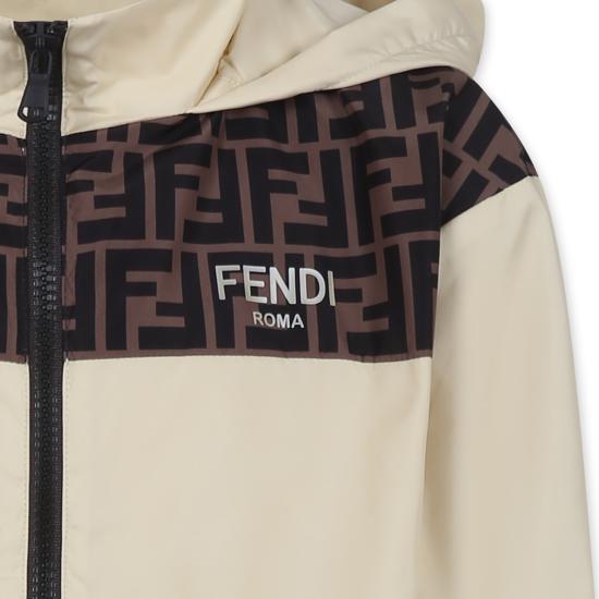 25SS [키즈] 펜디 패딩 JUA233 AS56 F1P2N BEIGE - FENDI