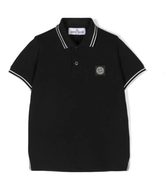  [키즈] 스톤 아일랜드 폴로 셔츠 811621348 V0029 Black